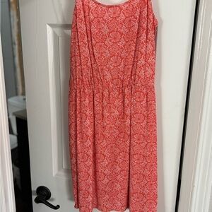 Old Navy Coral Patterned Dress